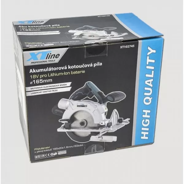 Aku kotoučová pila 18V, bez baterie XTline XT102745