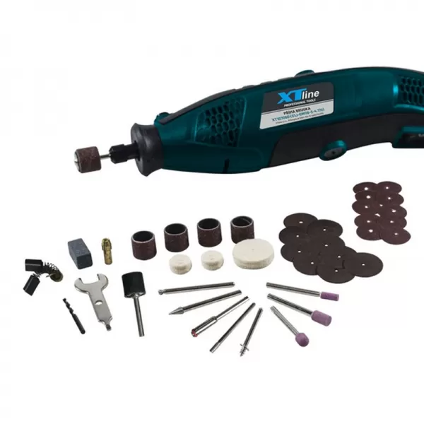 Bruska přímá 170W + příslušenství 40 dílů XTline XT107060