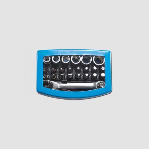 Sada šroubovacích bitů s ráčnou S2 25 dílů XTline XT07025