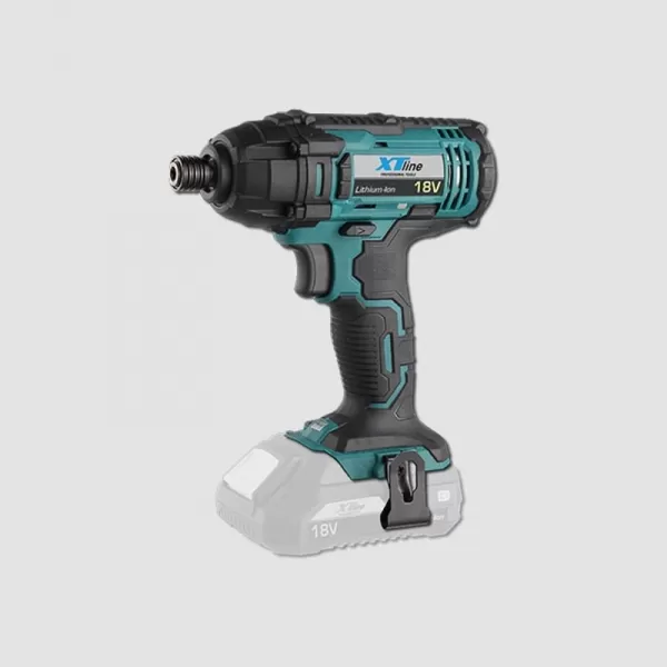 Aku rázový utahovák na bity 18V, bez baterie XTline XT102710