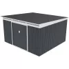 Zahradní domek G21 GRAH 1132 - 340 x 333 cm, antracitový 6390097