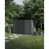 Zahradní domek 9x7 grafitový, s podlahou Keter Cortina