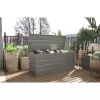 Zahradní box G21 Denver 770 L, metalický šedý plechový 63900853