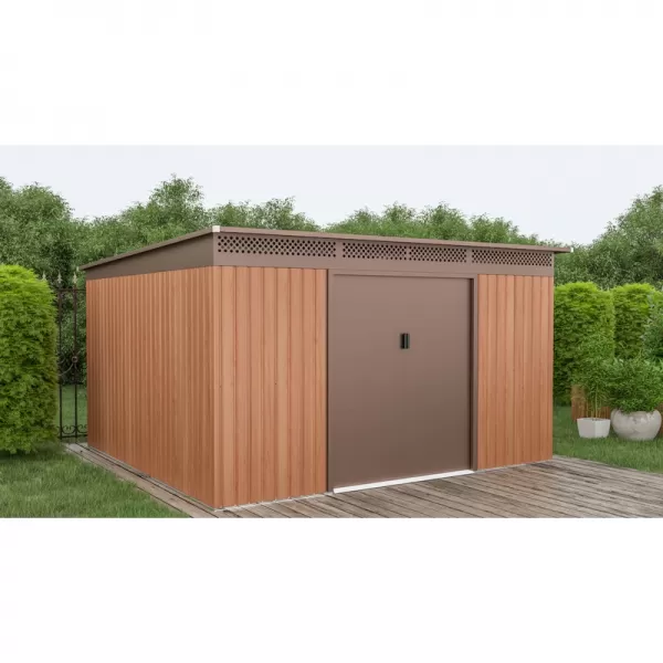Zahradní domek G21 GRAH 1132 - 340 x 333 cm, hnědý 6390098