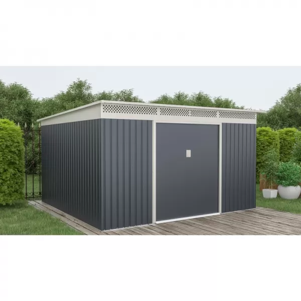 Zahradní domek G21 GRAH 1132 - 340 x 333 cm, antracitový 6390097