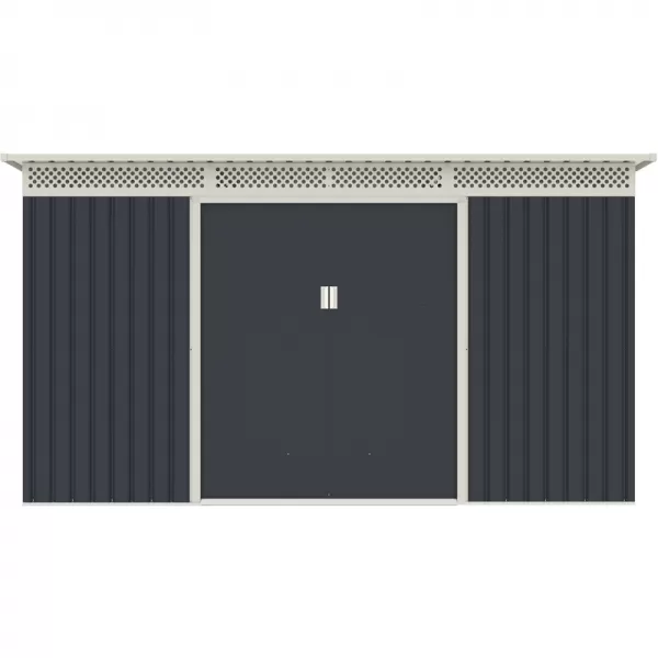 Zahradní domek G21 GRAH 700 - 340 x 206 cm, antracitový 6390093