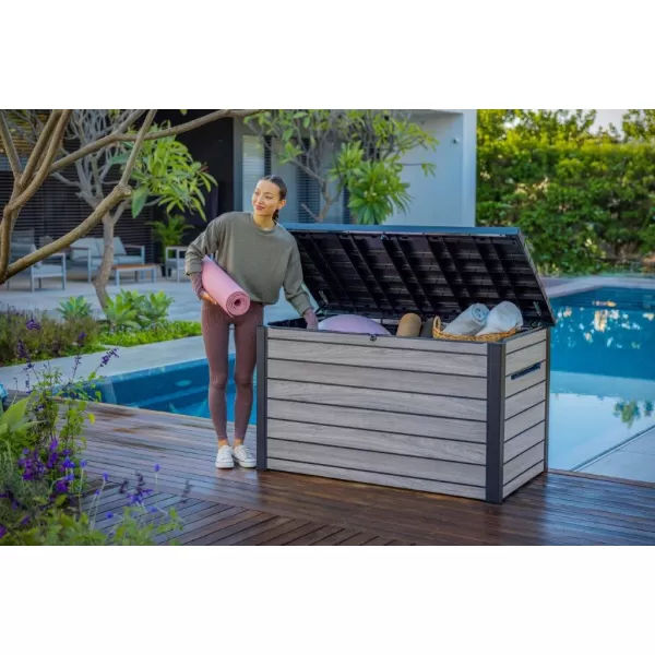 Zahradní box Keter Deco 870 l storm grey 612054 Zahradní box Keter Deco 870 l storm grey 612054