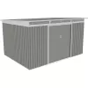 Zahradní domek G21 GRAH 915 - 340 x 269 cm, metalický šedý 63900994