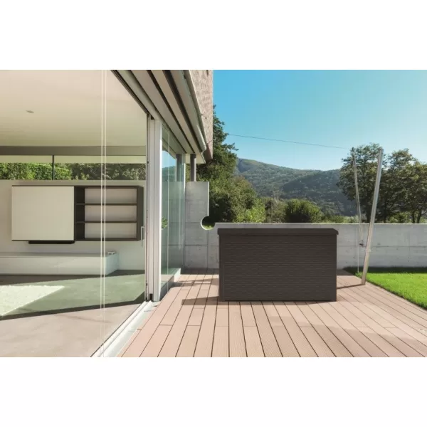 Zahradní box Keter Java 870 L ratan hnědý 610325