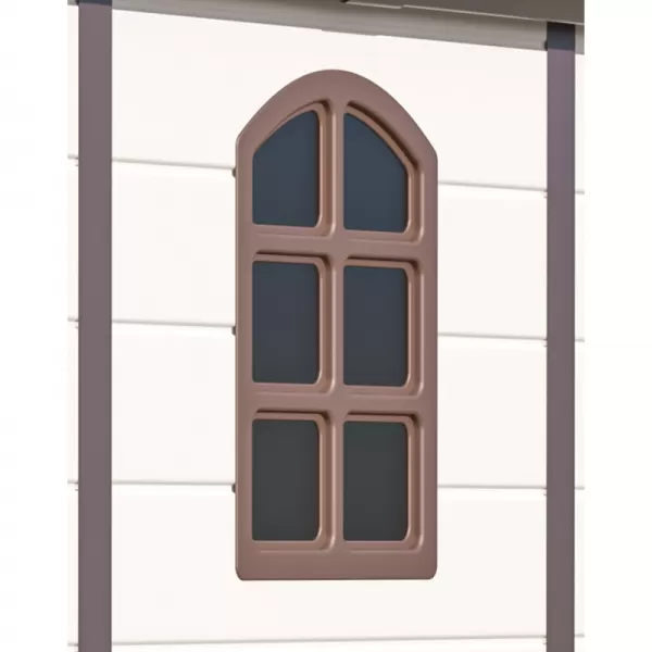 Zahradní domek G21 Boston 670 - 241 x 278 cm, plastový, béžový 6390073