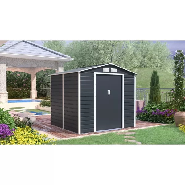 Zahradní domek G21 GAH 407 - 213 x 191 cm, antracitový 63900690