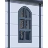 Zahradní domek G21 Boston 670 - 241 x 278 cm, plastový, světle šedý 6390075