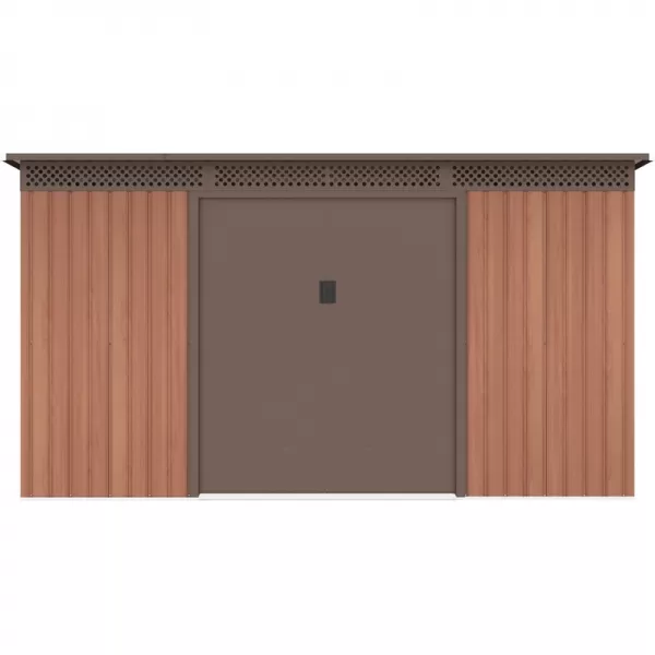 Zahradní domek G21 GRAH 483 - 340 x 142 cm, hnědý 6390092