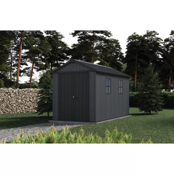 Zahradní domek Keter Newton Plus wide 7x7,5 šedý, s podlahou
