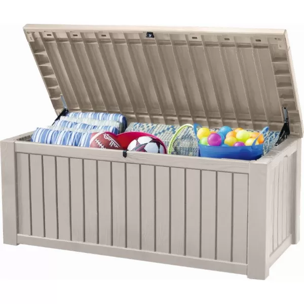 Zahradní box Keter Rockwood 570 L krémový 610221