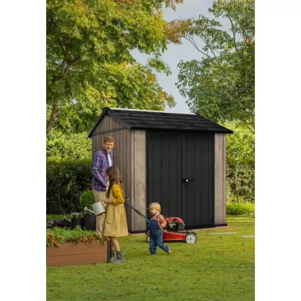 Zahradní domek 7,5 x 7 Ashwood, s podlahou Keter Apex