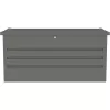 Zahradní box G21 Denver 400 L, metalický šedý plechový 63900851