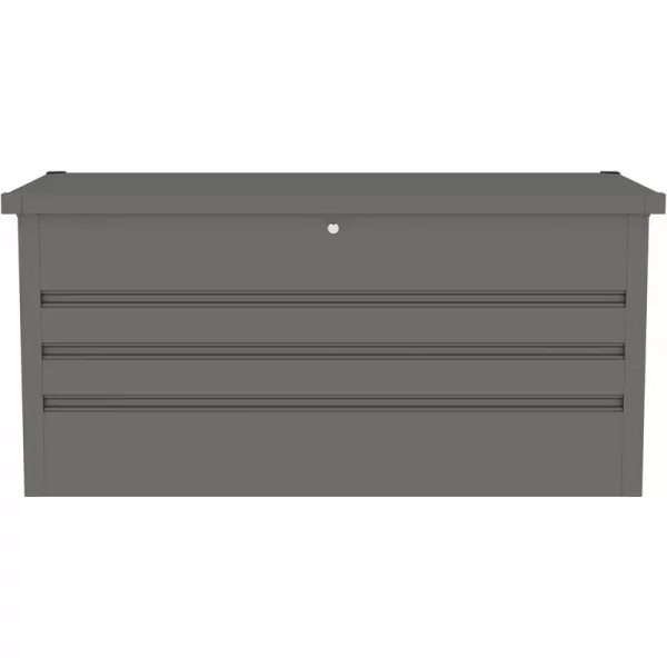 Zahradní box G21 Denver 400 L, metalický šedý plechový 63900851