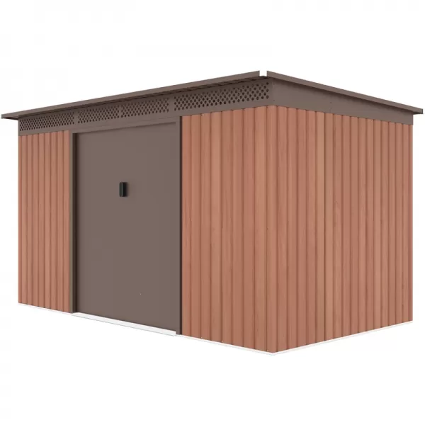 Zahradní domek G21 GRAH 700 - 340 x 206 cm, hnědý 6390094