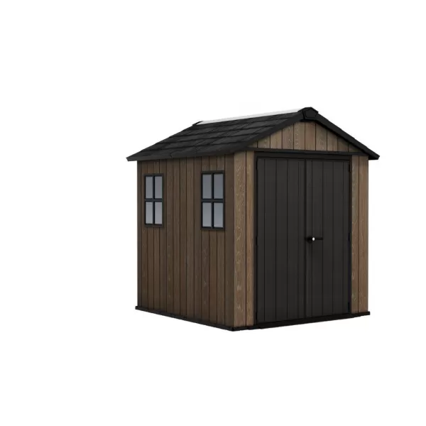 Zahradní domek 7,5 x 7 Walnut, s podlahou Keter Apex