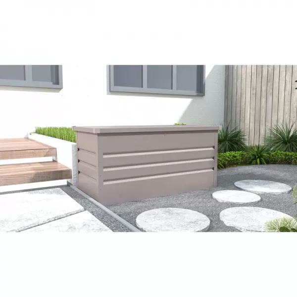 Zahradní box G21 Denver 400 L, šedý plechový 63900843
