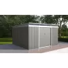 Zahradní domek G21 GRAH 1132 - 340 x 333 cm, metalický šedý 63900995