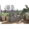 Zahradní box G21 Denver 560 L, metalický šedý plechový 63900852