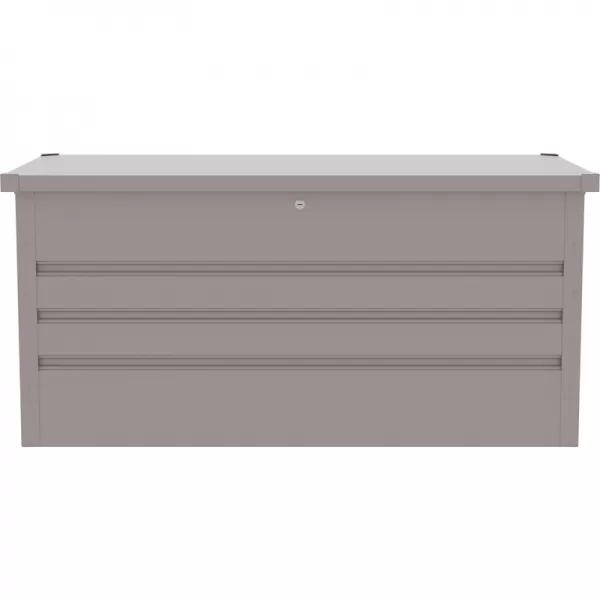 Zahradní box G21 Denver 400 L, šedý plechový 63900843