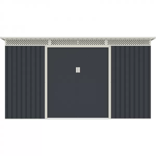 Zahradní domek G21 GRAH 483 - 340 x 142 cm, antracitový 6390091