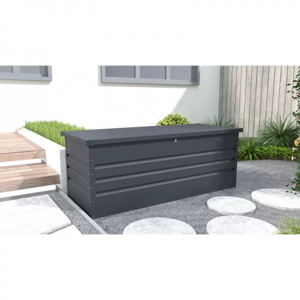 Zahradní box G21 Denver 560 L, antracitový plechový 63900844