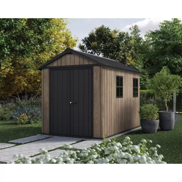 Zahradní domek 7,5 x 9 Ashwood, s podlahou Keter Apex