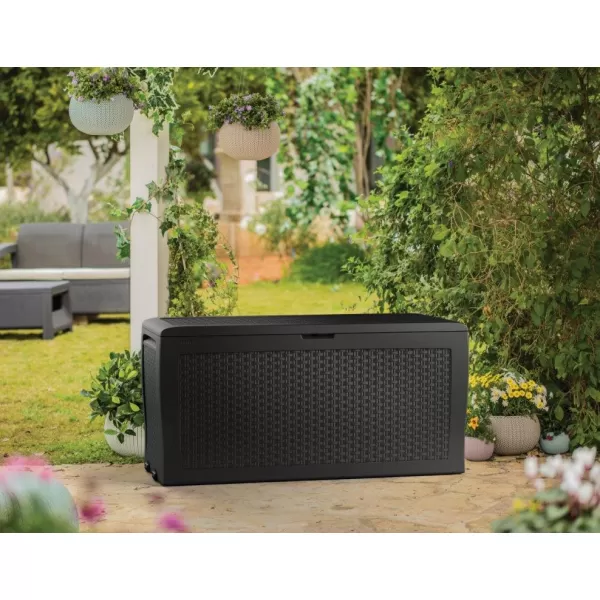Zahradní box Keter Samoa Rattan Box 270L hnědý 610246