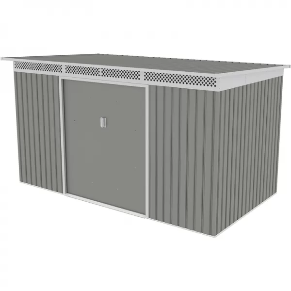 Zahradní domek G21 GRAH 700 - 340 x 206 cm, metalický šedý 63900993
