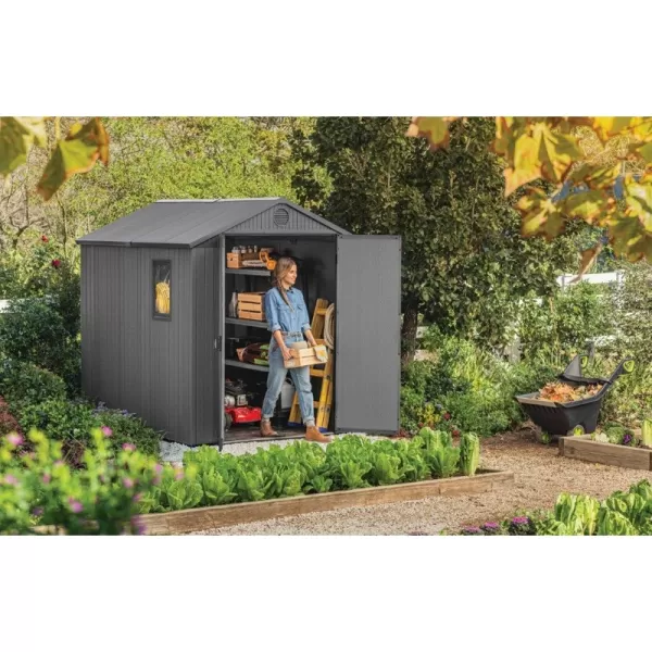 Zahradní domek Keter Darwin 6 x 8 šedý, s podlahou 610314