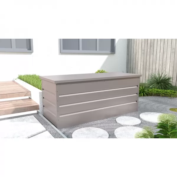 Zahradní box G21 Denver 770 L, šedý plechový 63900847