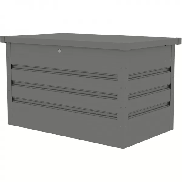 Zahradní box G21 Denver 280 L, metalický šedý plechový 63900850