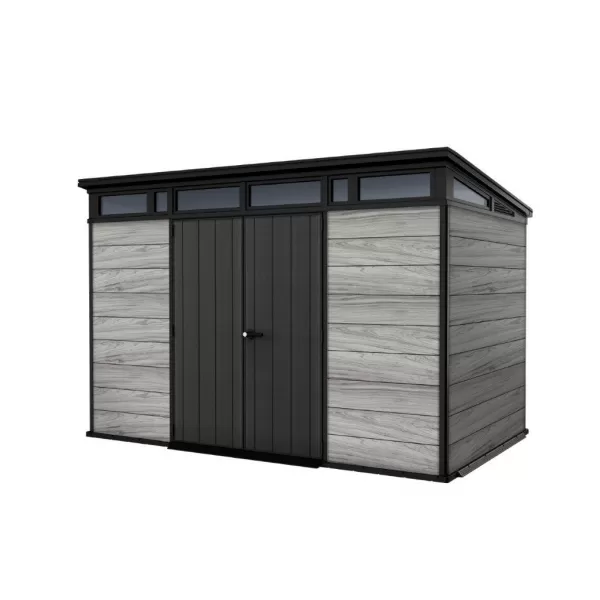Zahradní domek Keter PENT Signature 11x7 Storm Grey, s podlahou