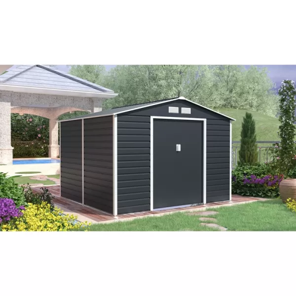 Zahradní domek G21 GAH 706 - 277 x 255 cm, antracitový 63900692