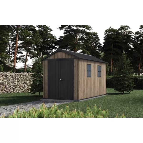 Zahradní domek 7,5 x 11 Ashwood, s podlahou Keter Apex 612048