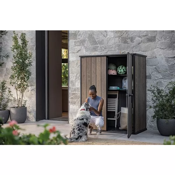Zahradní box Keter Signature 1400 l Walnut 610684