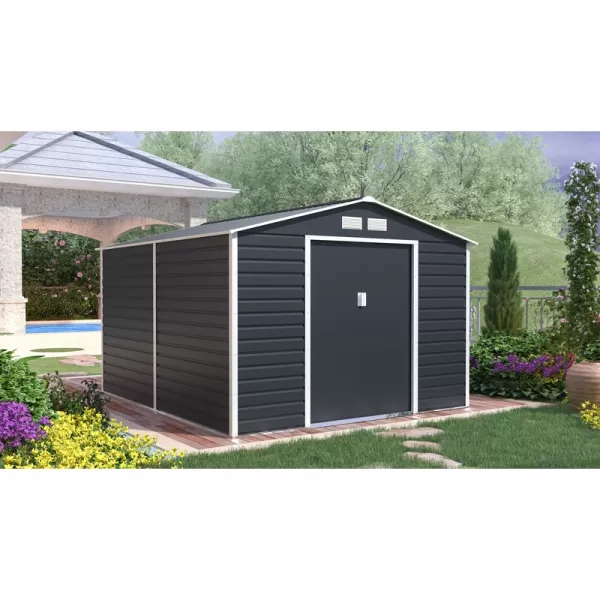 Zahradní domek G21 GAH 884 - 277 x 319 cm, antracitový 63900693