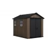 Zahradní domek 7,5 x 9 Walnut, s podlahou Keter Apex