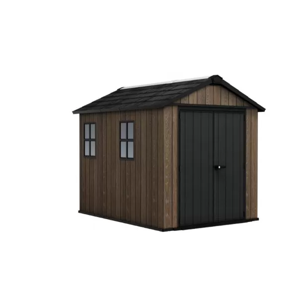 Zahradní domek 7,5 x 9 Walnut, s podlahou Keter Apex