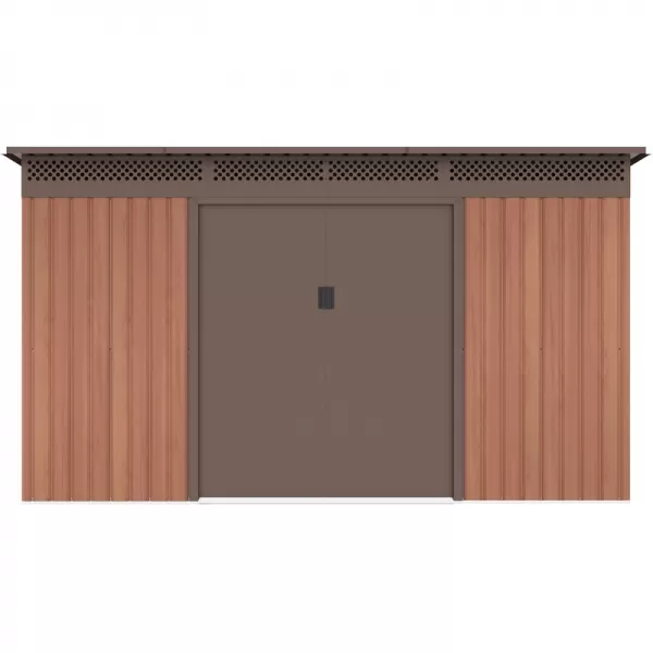 Zahradní domek G21 GRAH 1132 - 340 x 333 cm, hnědý 6390098