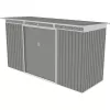 Zahradní domek G21 GRAH 483 - 340 x 142 cm, metalický šedý 63900992