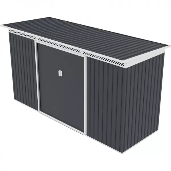 Zahradní domek G21 GRAH 483 - 340 x 142 cm, antracitový 6390091