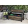 Zahradní lavice Keter Deco Garden Bench Walnut 612055