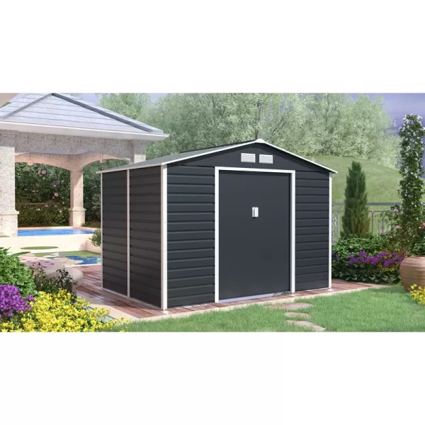 Zahradní domek G21 GAH 529 - 277 x 191 cm, antracitový 63900691