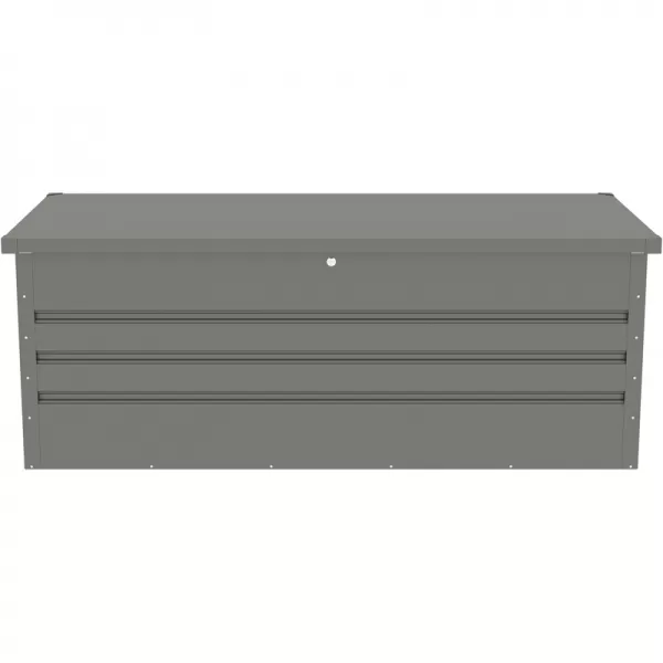 Zahradní box G21 Denver 560 L, metalický šedý plechový 63900852