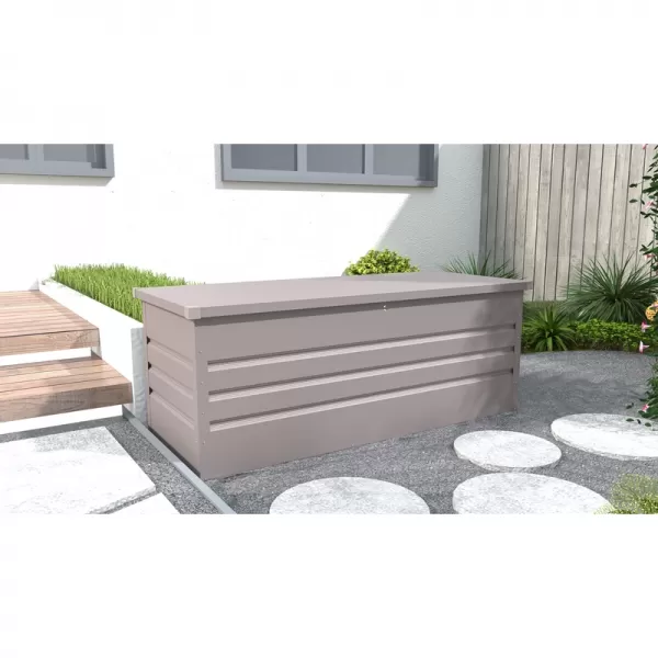 Zahradní box G21 Denver 560 L, šedý plechový 63900845